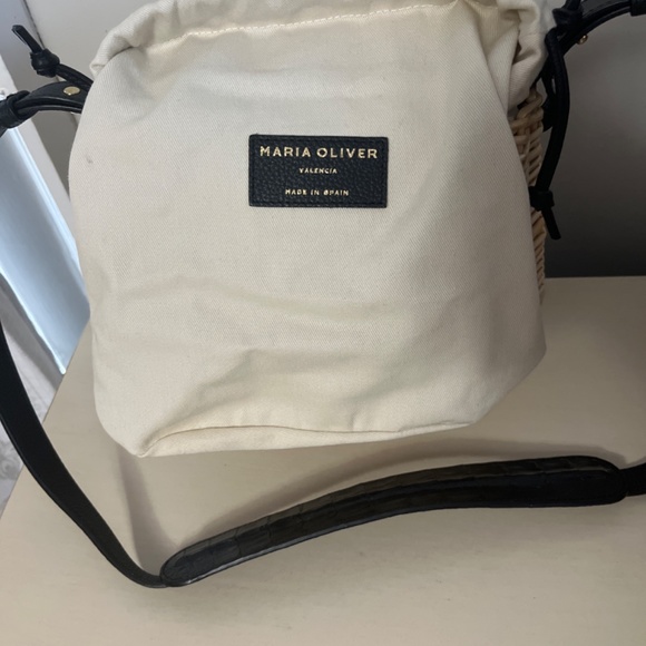 MARIA OLIVER CHRIS BASKET DRAWSTRING SHOULDER BAG - Picture 3 of 8